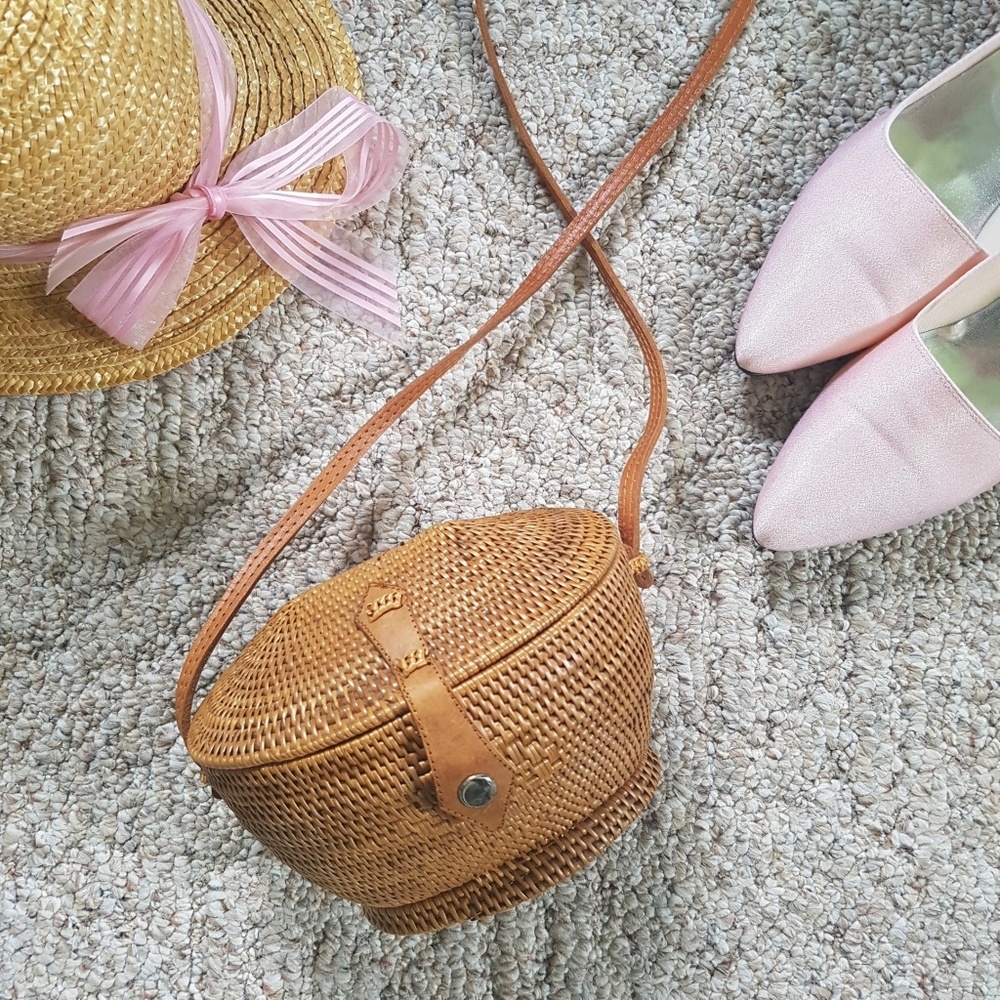 Straw Basket Purse